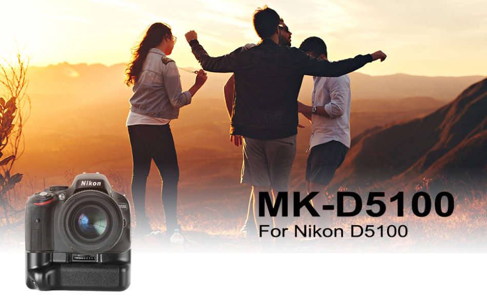 Meike MK-D5100 Professional Vertical Battery Grip for Nikon D5100 Camera