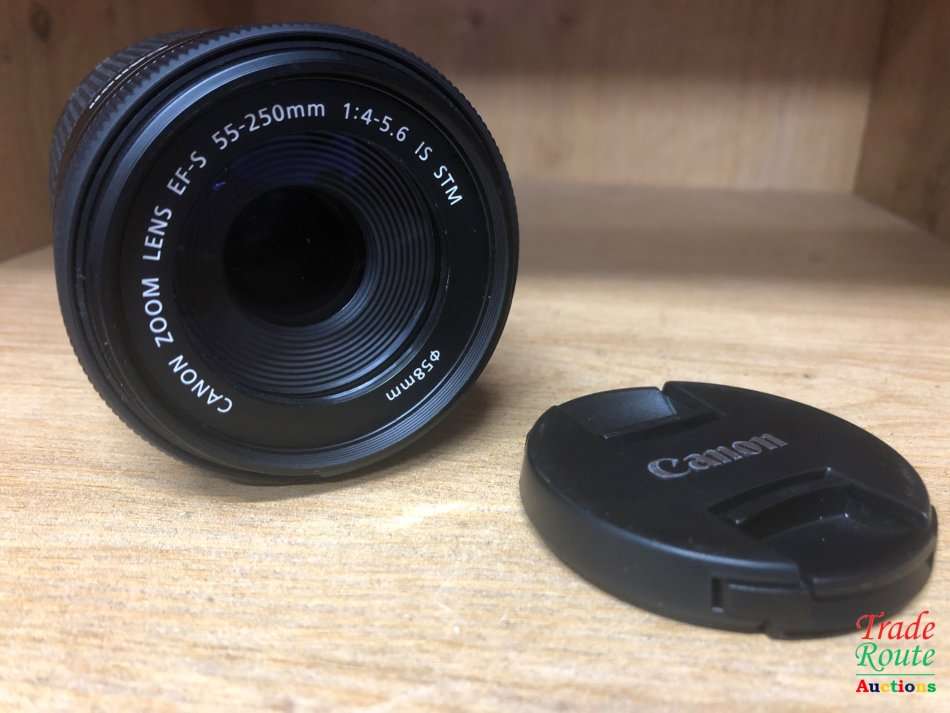 Canon EF-S 55-250m IS (Image Stabilizer) STM  Lens for Canon DSLR Cameras