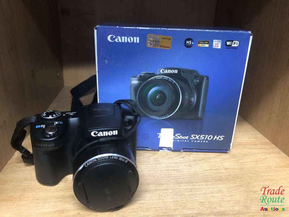Canon PowerShot SX510 HS Camera - Black (12.1MP, 30x Zoom) 3 inch LCD - IN BOX