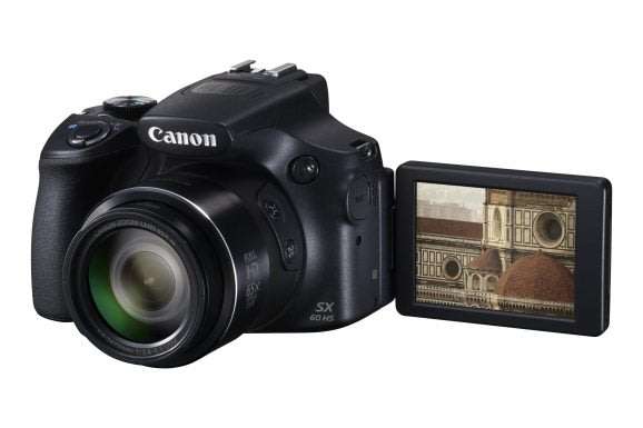 Canon Powershot SX60 HS 16.1MP Digital Camera 65x Optical Zoom Lens 3-inch LCD Tilt Screen (Black)