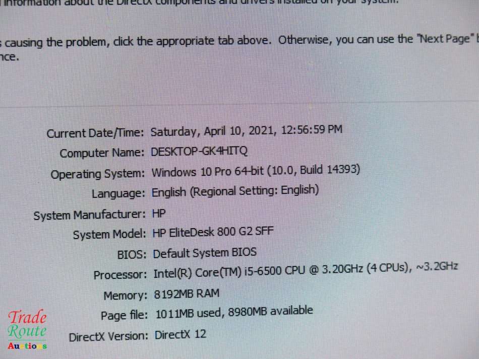 HP EliteDesk 800 G2 Small Form Factor PC | Core i5 6th Gen Desktop PC