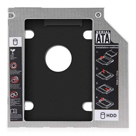 12.7mm Universal SATA 2nd HDD SSD Hard Drive Caddy