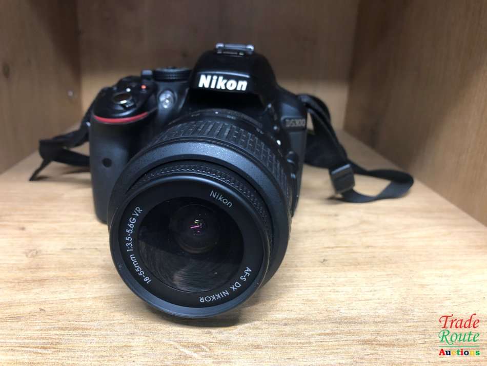 NIKON D5300 DSLR CAMERA BODY [ WiFi & GPS] - [ 24.2 MP ] - [ DX ] WITH 18-55 VR Lens Kit