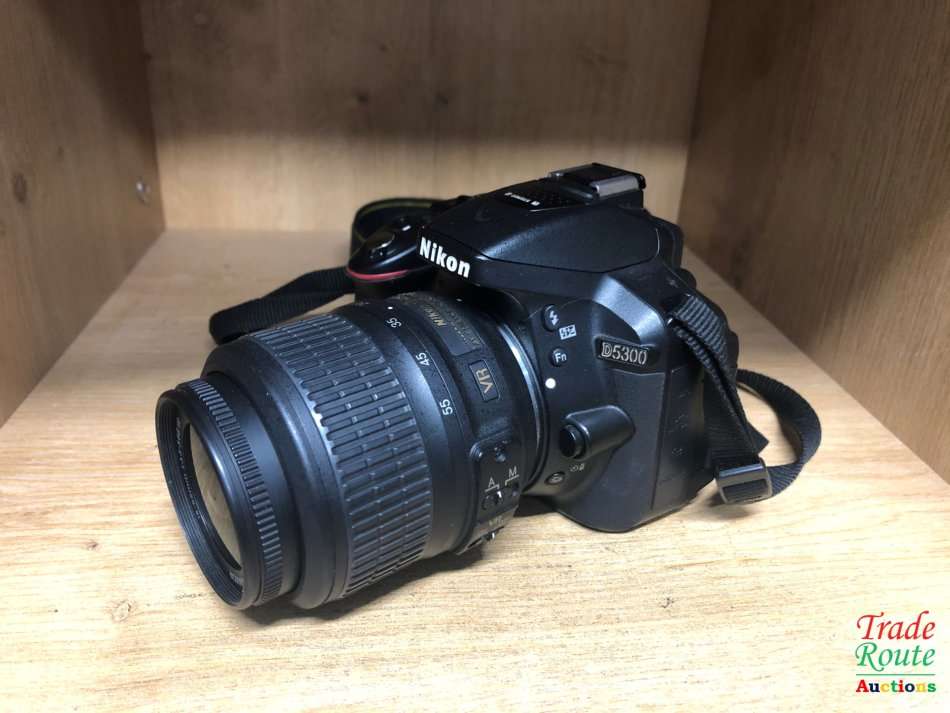 NIKON D5300 DSLR CAMERA BODY [ WiFi & GPS] - [ 24.2 MP ] - [ DX ] WITH 18-55 VR Lens Kit