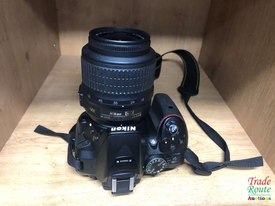 NIKON D5300 DSLR CAMERA BODY [ WiFi & GPS] - [ 24.2 MP ] - [ DX ] WITH 18-55 VR Lens Kit