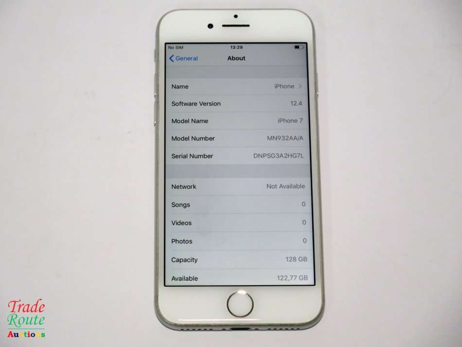 IPHONE 7 | WHITE | A1778 | MN932AA/A | 128GB   *** APPLE IPHONE7 ***