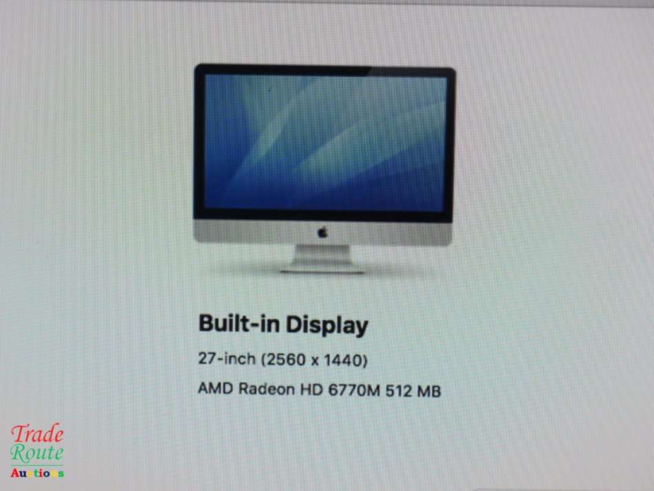 Apple iMAC | 27 INCH | Core i5 2.7GHz  * All In One Desktop * AMD Radeon Graphics