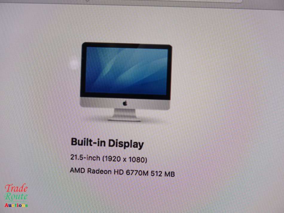 Apple iMAC | 21.5 INCH * ALL IN ONE DESKTOP COMPUTER * AMD Radeon HD