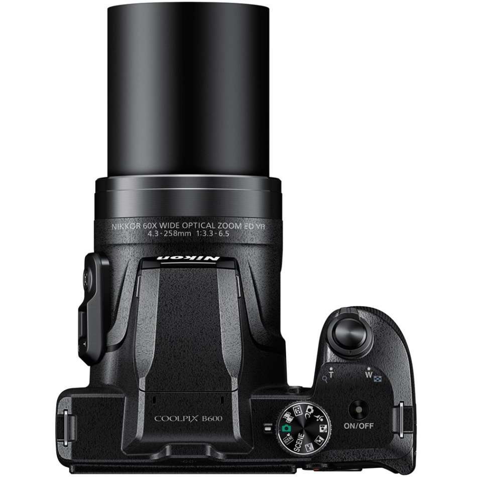 Nikon Coolpix B600 Digital Camera - Nikkor 60X Wide VR Lens Camera