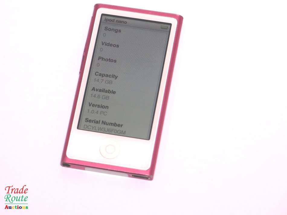 APPLE 16GB IPOD NANO | PINK (7TH GENERATION) | MD475QB | A1446