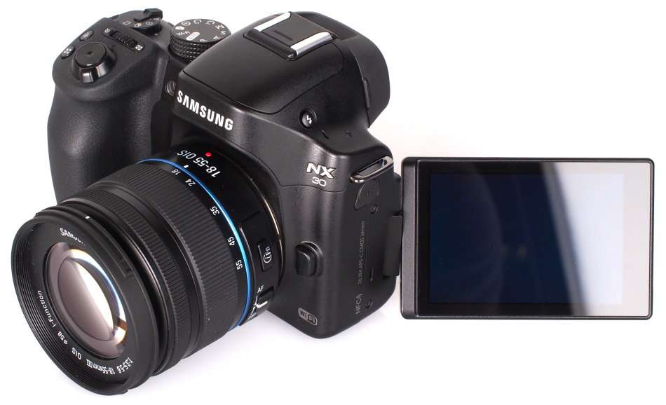 Samsung NX30 Digital Camera Kit (20.3MP, Digital IS + OIS) 3 inch AMOLED