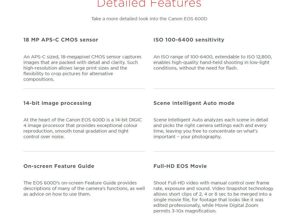 Canon EOS 600D Digital SLR CAMERA BODY ONLY - PROFESSIONAL [18 Megapixels]