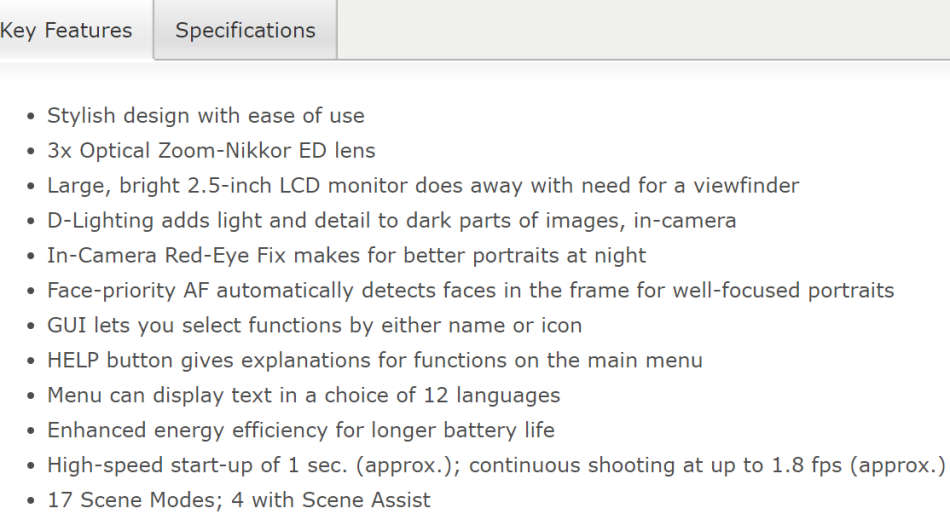 Nikon Coolpix S1 Slim-Design Digital Camera with 3x Optical Zoom