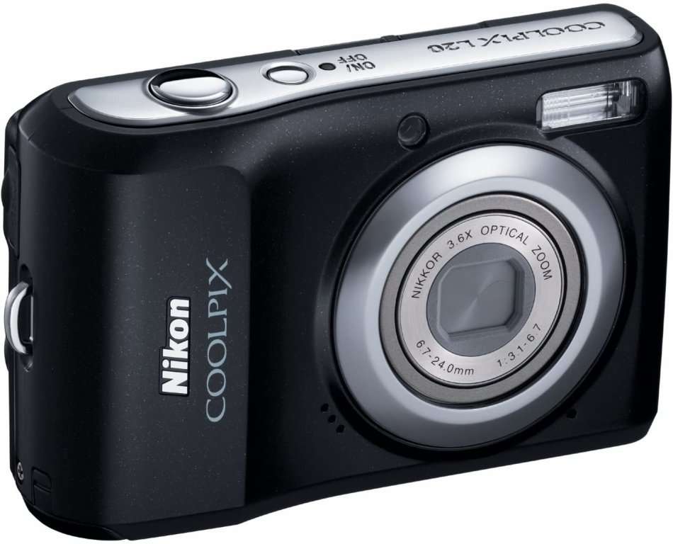 Nikon Coolpix L20 10MP Digital Camera with 3.6 Optical Zoom and 3 inch LCD