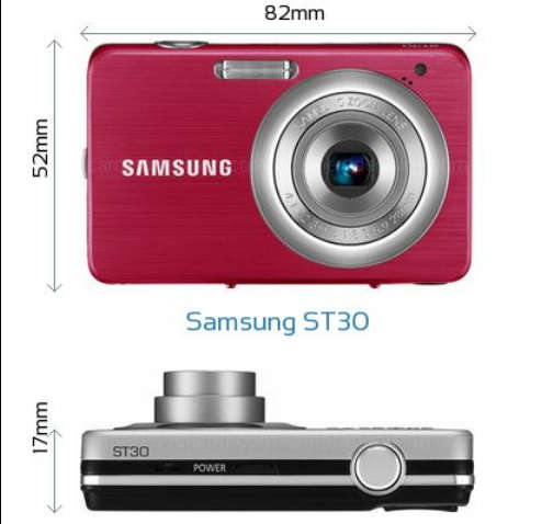 Samsung ST30 COMPACT DIGITAL CAMERA - PINK