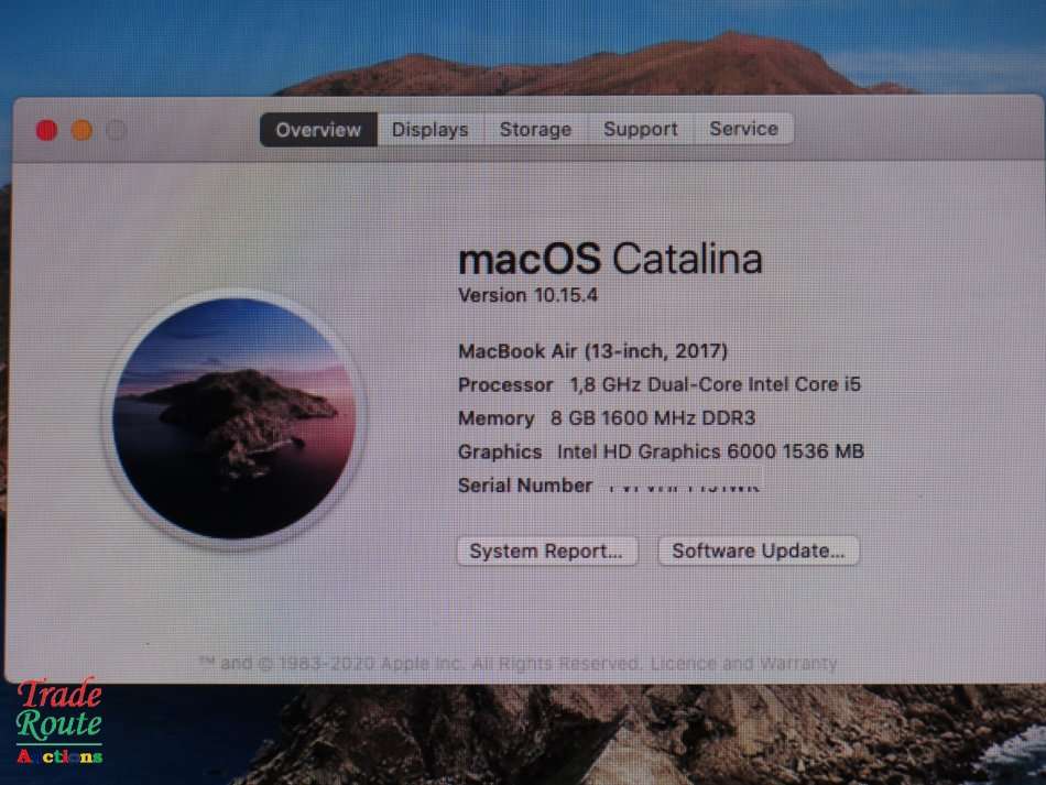 2017 MacBook Air 13.3-inch | Core i5 1.8GHz | 8GB RAM | 128GB SSD MACBOOK AIR 13 INCH