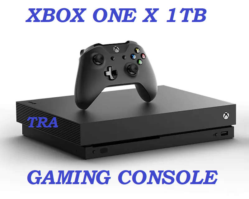 Microsoft Xbox One X 1TB Console (BLACK) Model 1787 + 1 Controller