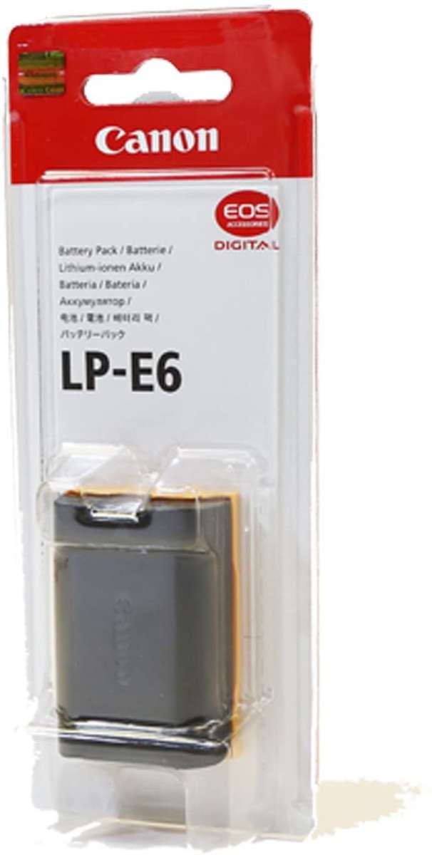 LP-E6 Battery For Canon EOS 5D II 5D III 6D 7D 70D 80D EOS R R5 R6 Cameras