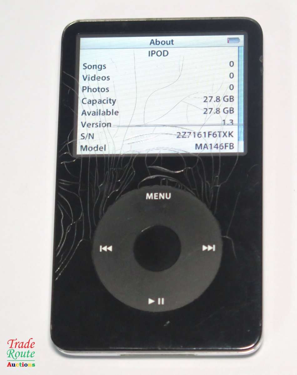 Apple iPod classic 5th Generation Black MA146FB | A1136  | 30GB