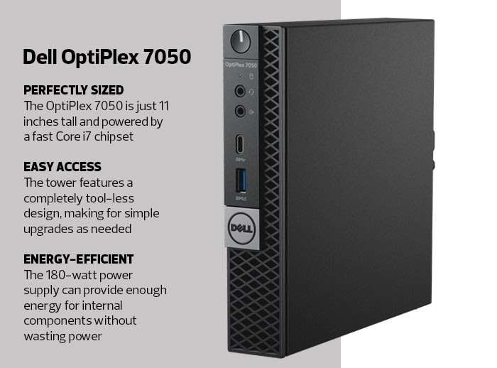 Dell OptiPlex 7050 Mini Desktop PC | 16GB RAM | 256GB SSD | Core i5 2.7Ghz