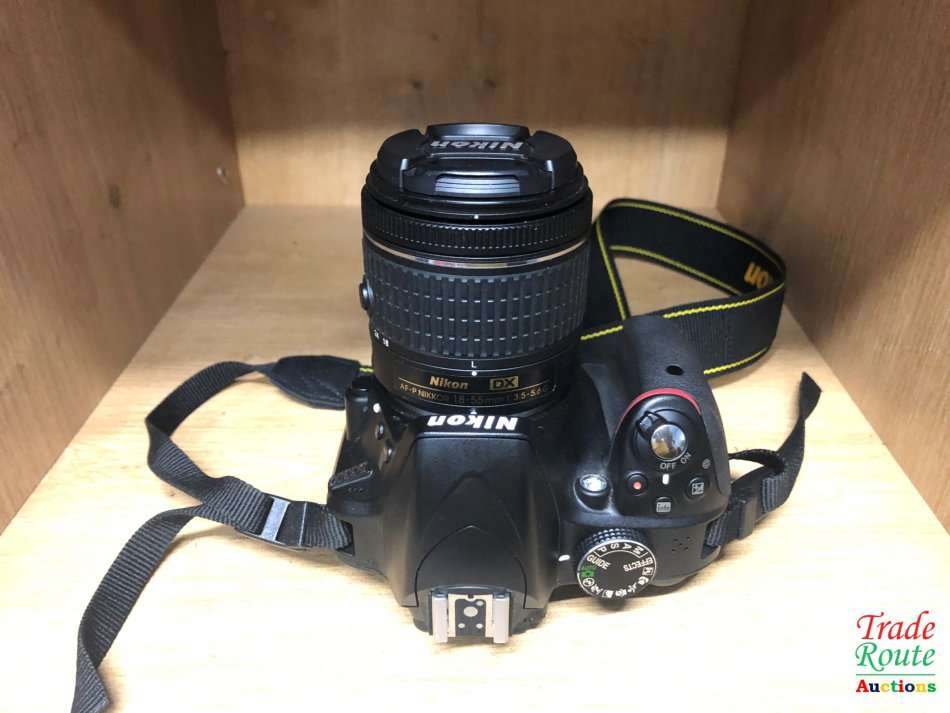 Nikon D3300 24.2 MP CMOS Digital SLR with AF-S DX NIKKOR 18-55mm f/3.5-5.6G DX Zoom Lens (Black)