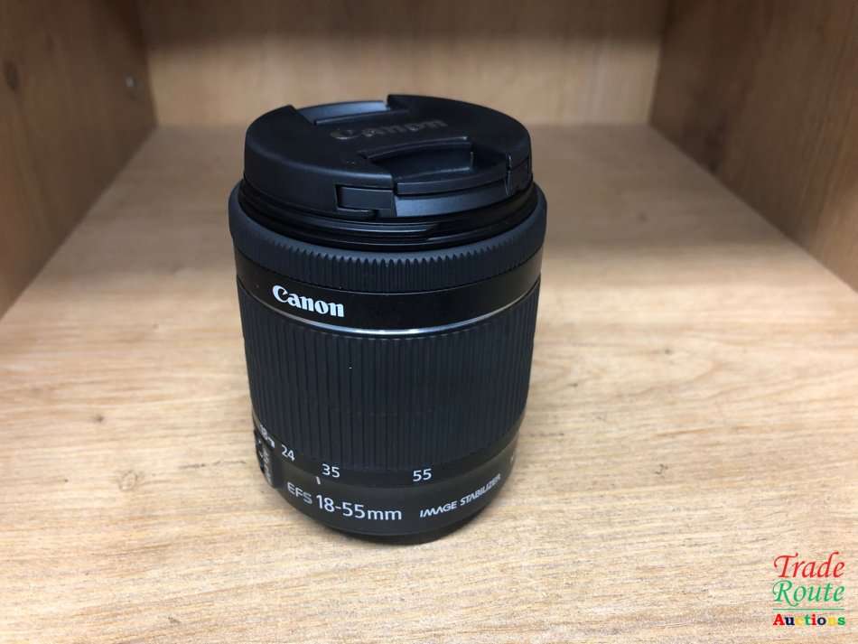Canon EF-S 18-55mm f/3.5-5.6 IS (IMAGE STABILIZER) STM Camera Lens for Canon Digital SLR Cameras