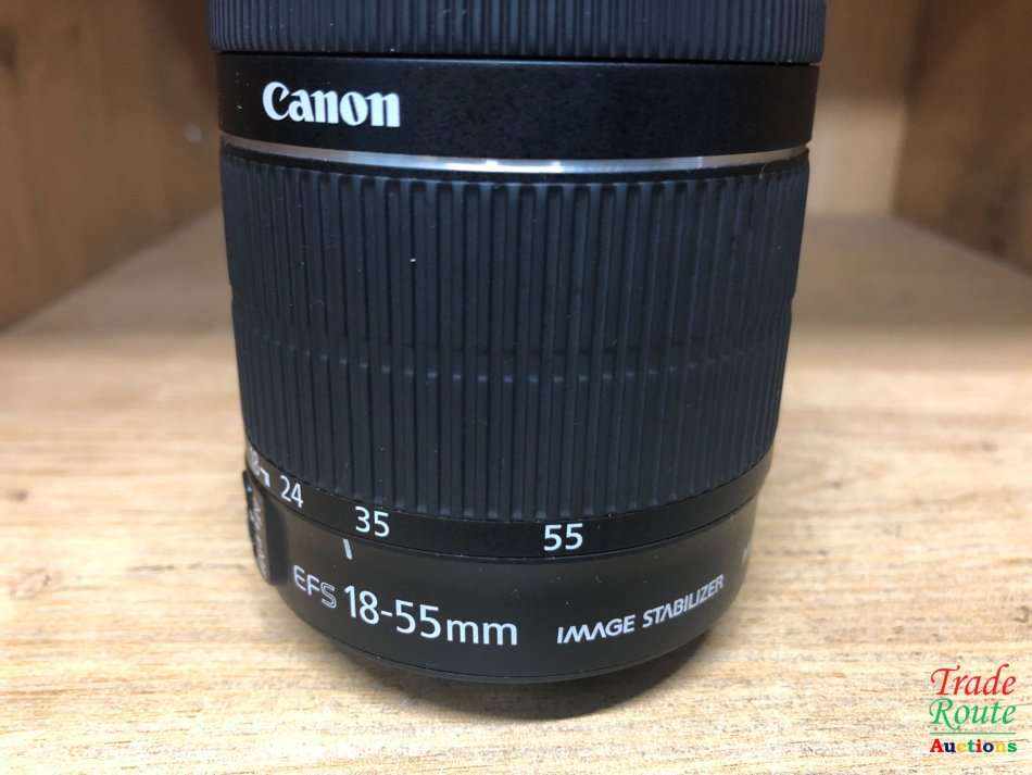 Canon EF-S 18-55mm f/3.5-5.6 IS (IMAGE STABILIZER) STM Camera Lens for Canon Digital SLR Cameras