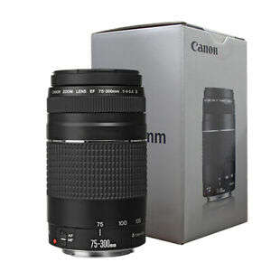 CANON EF 75-300MM 4-5.6 MARK III TELEPHOTO ZOOM LENS for 600D, 650D, 700D, 750D 1200D 1300D Etc