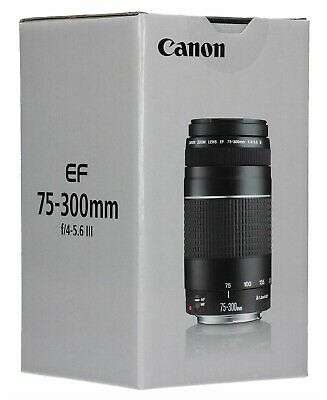 CANON EF 75-300MM 4-5.6 MARK III TELEPHOTO ZOOM LENS for 600D, 650D, 700D, 750D 1200D 1300D Etc