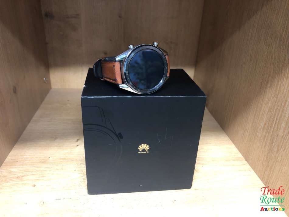 HUAWEI WATCH GT Classic Stainless steel Saddle Brown Strap FTN-B19 -  IN BOX