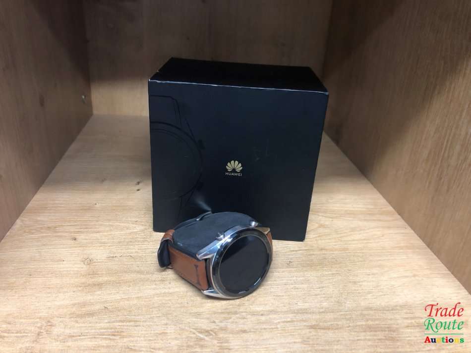 HUAWEI WATCH GT Classic Stainless steel Saddle Brown Strap FTN-B19 -  IN BOX
