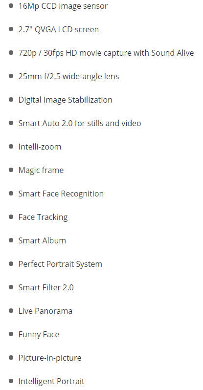 Samsung ST76 Compact Digital Camera (Silver)