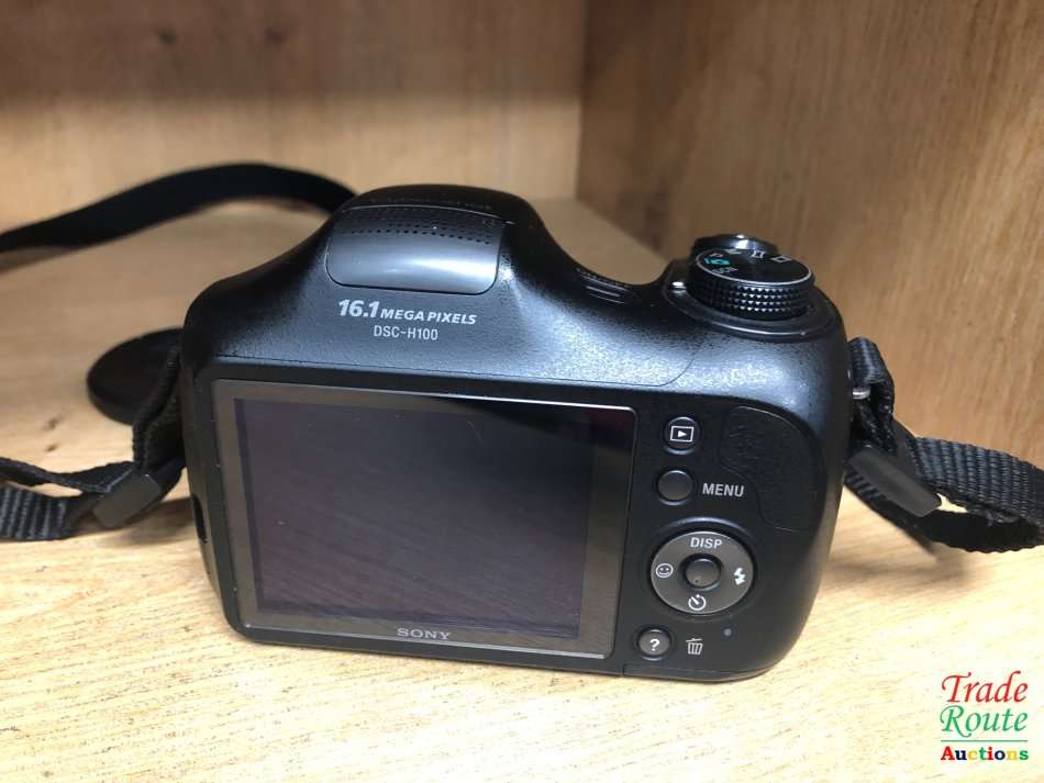 Sony Cyber-shot DSC-H100/BC 16.1MP Point and Shoot Camera (Black) with 21x Optical Zoom