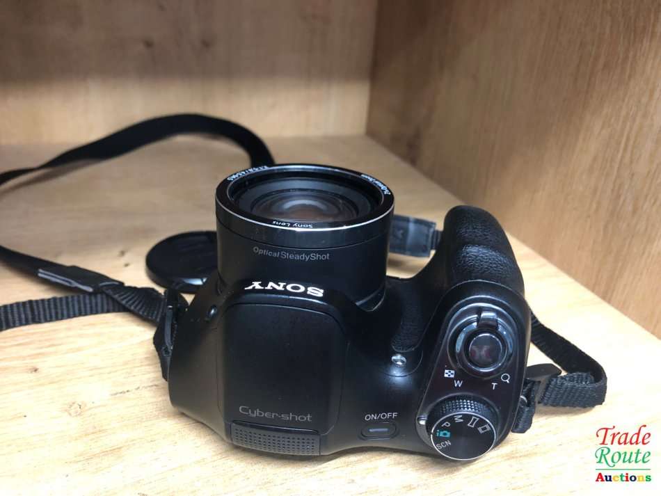 Sony Cyber-shot DSC-H100/BC 16.1MP Point and Shoot Camera (Black) with 21x Optical Zoom