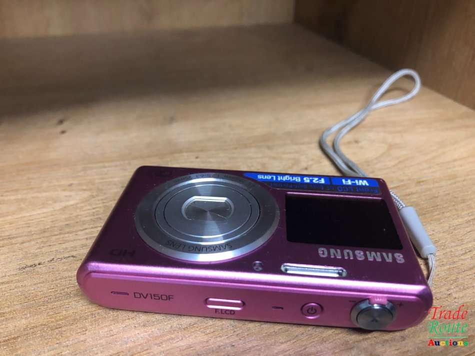 Samsung DV150F 16.2MP Smart WiFi Digital Camera with 5x Optical Zoom & 2.7" / 1.48" front LCD