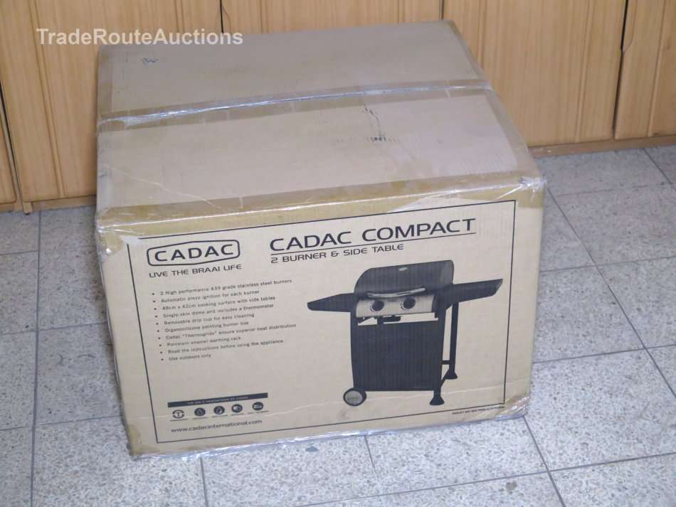 CADAC COMPACT 2 BURNER GAS BRAII & SIDE TABLE