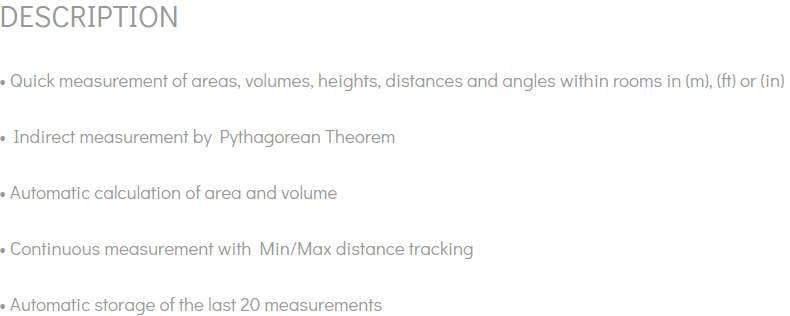 RYOBI LASER DISTANCE MEASURER LDM-52
