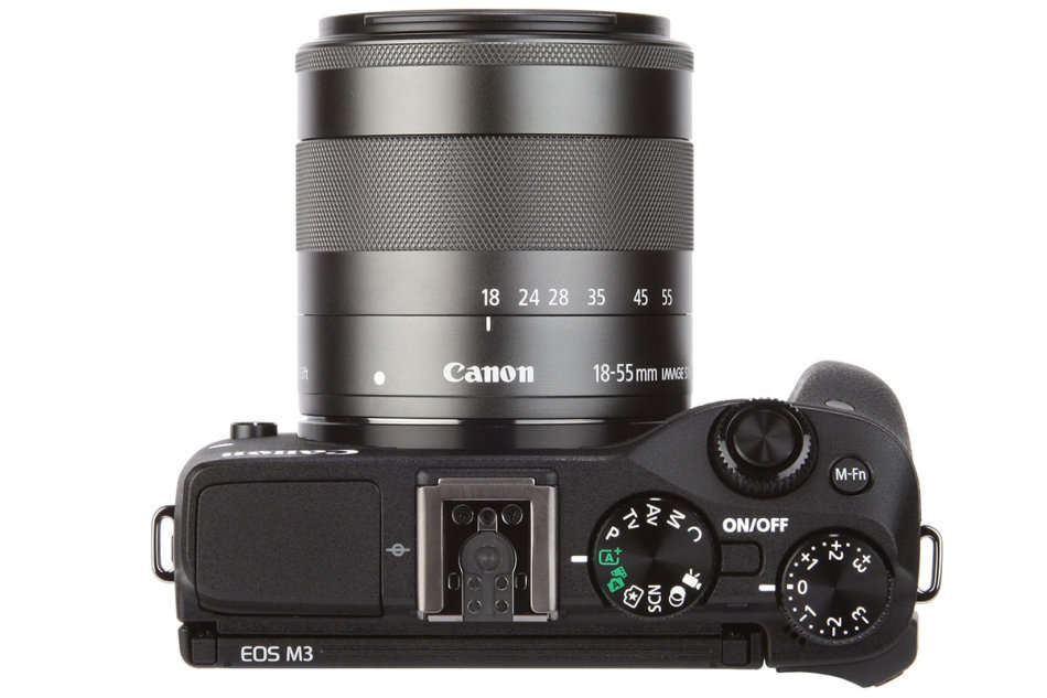 Canon EOS M3 Mirrorless Digital Camera with EF-M 18-55mm Lens - 24.2 megapixels