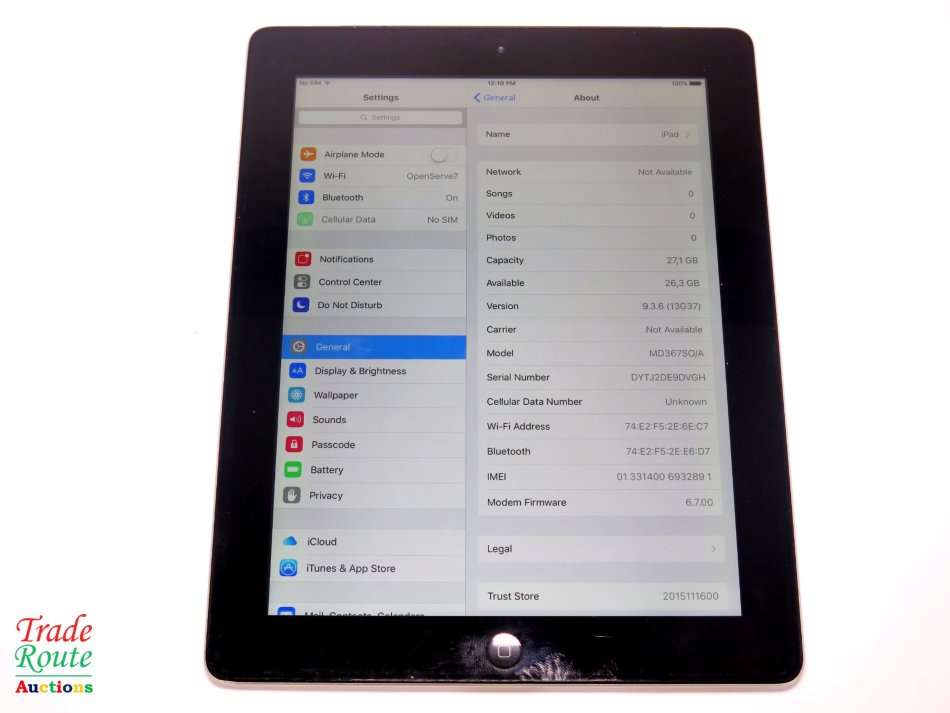 IPAD 3  32GB A1430 - Tablet TouchScreen