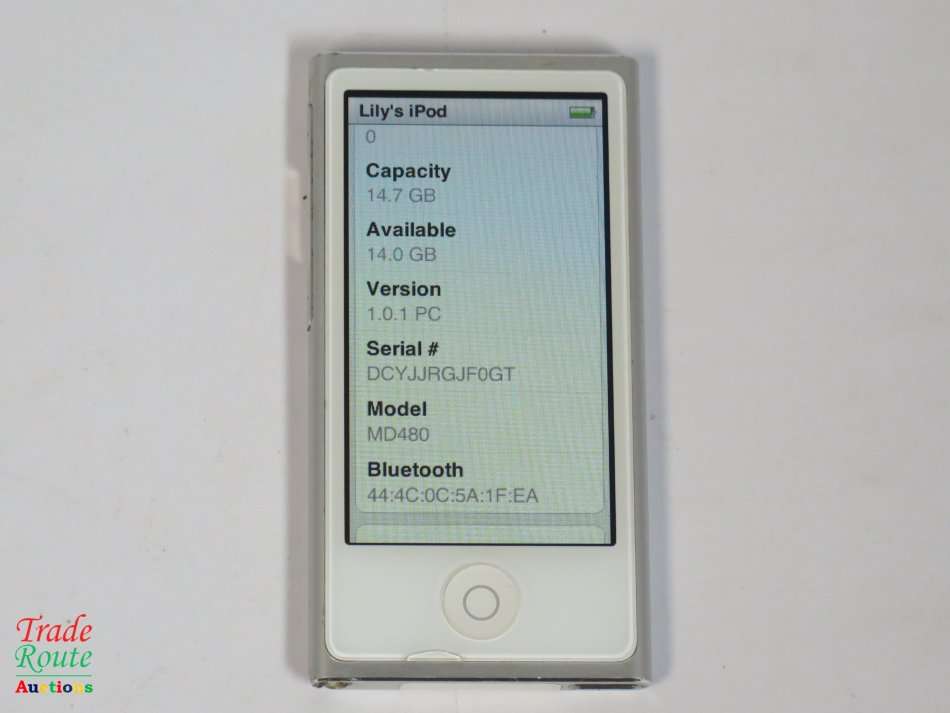 APPLE 16GB IPOD NANO - SILVER (7TH GENERATION) | MD480QB