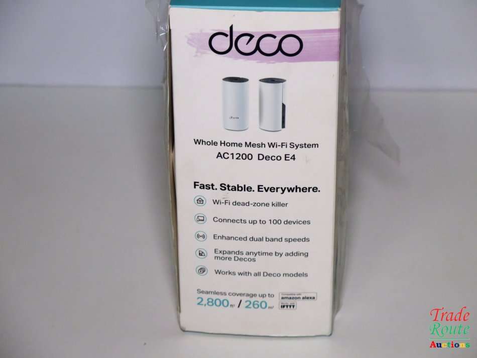 TP-Link Deco E4 AC1200 Whole Home Mesh Wi-Fi System Repeater (SET OF 2 IN BOX)