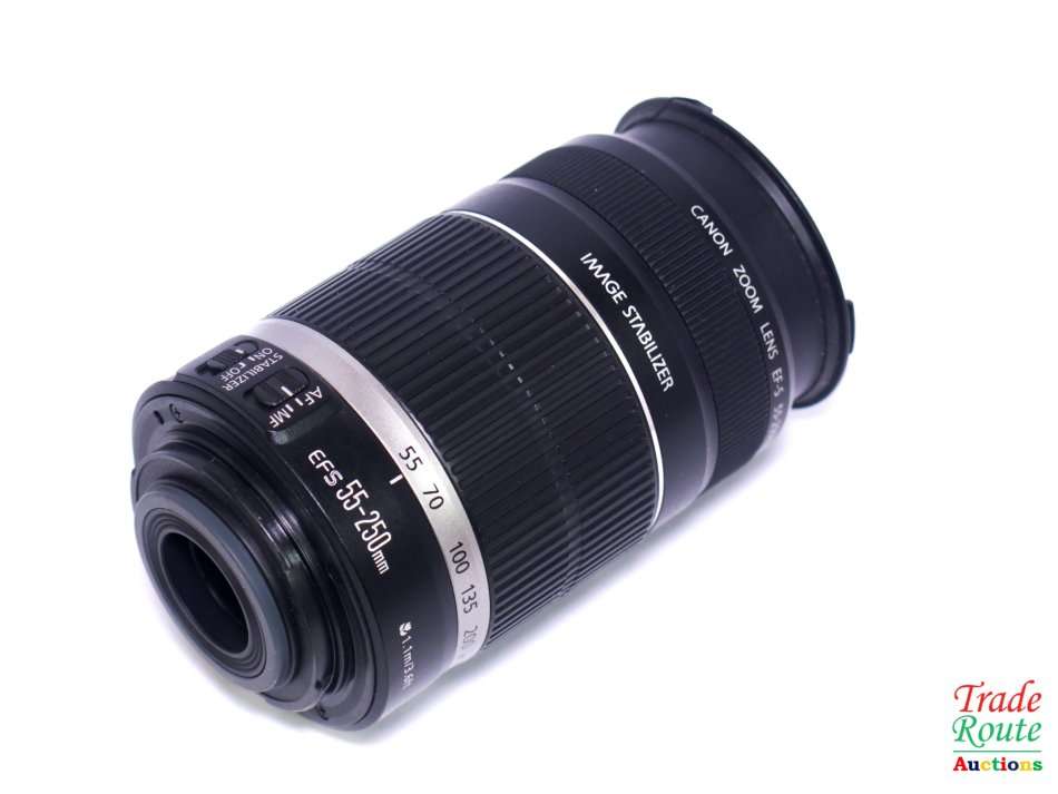 Canon EF-S 55-250m IS (Image Stabilizer)  Lens for Canon DSLR Cameras