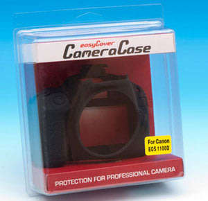 Protective Black Silicone Armor Canon 1100D by easyCover camera case IN BOX