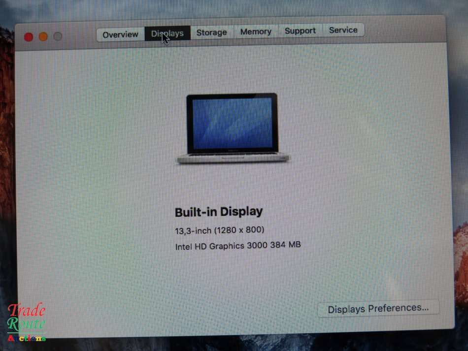 MacBook Pro 13.3-inch | Core i7 2.7GHz | 4GB RAM | 500GB HDD | INTEL HD GRAPHICS