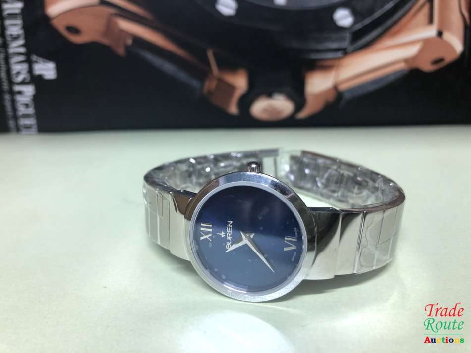 BUREN Stainless Steel Ladies Watch - Blue Face