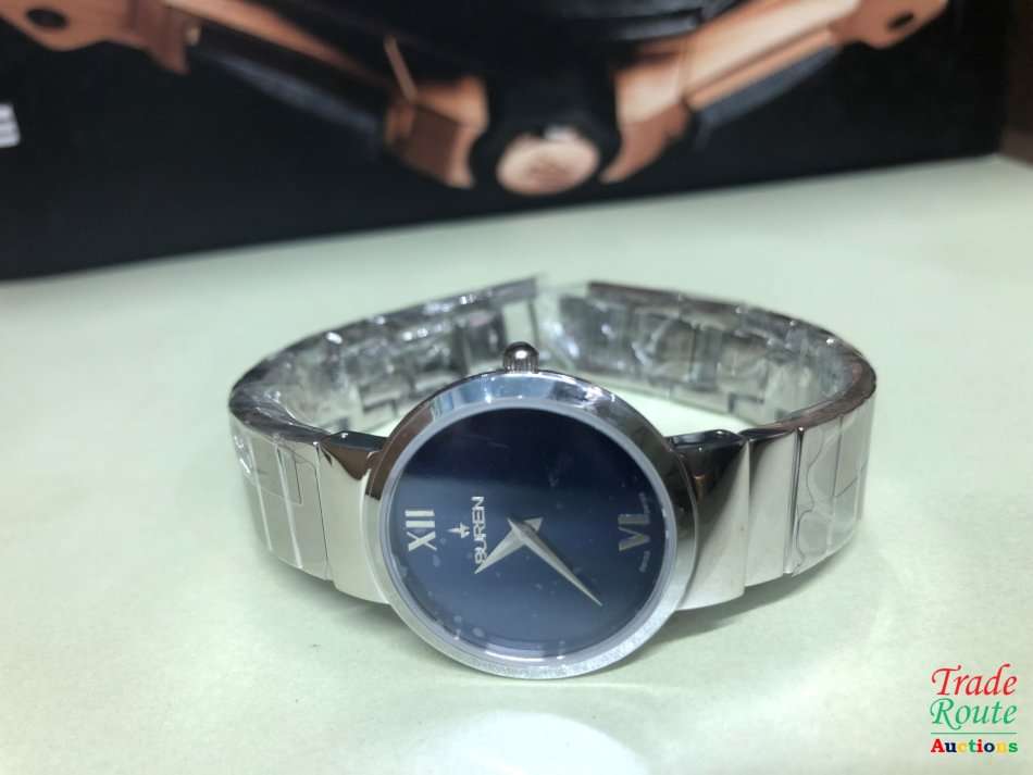 BUREN Stainless Steel Ladies Watch - Blue Face