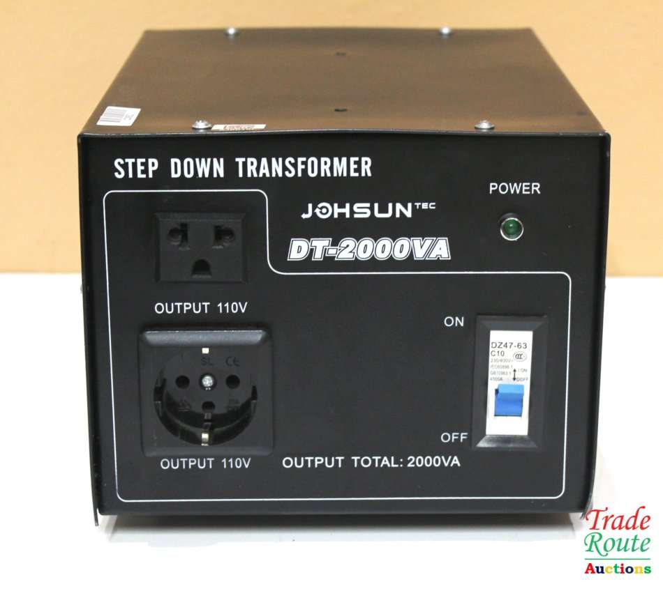 JOHSUN STEP DOWN TRANSFORMER 230V TO 110V - 2KVA