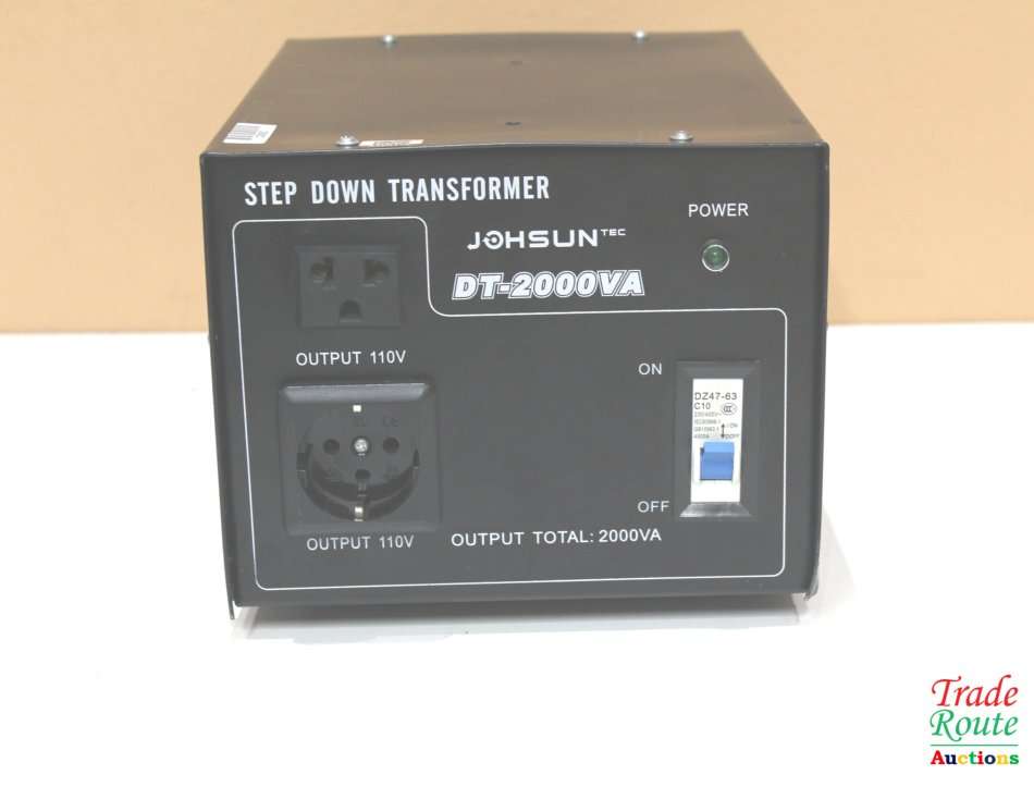 JOHSUN STEP DOWN TRANSFORMER 230V TO 110V - 2KVA