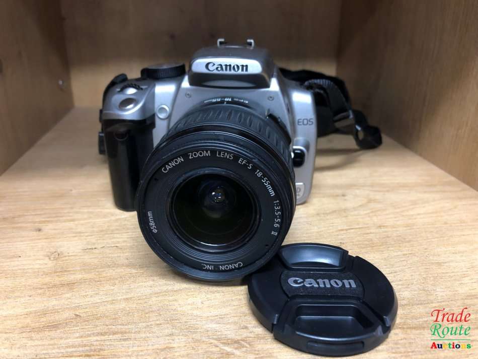 Canon EOS 350D Digital SLR camera (SILVER) WITH 18-55 mm ii LENS [ NO CHARGER ]
