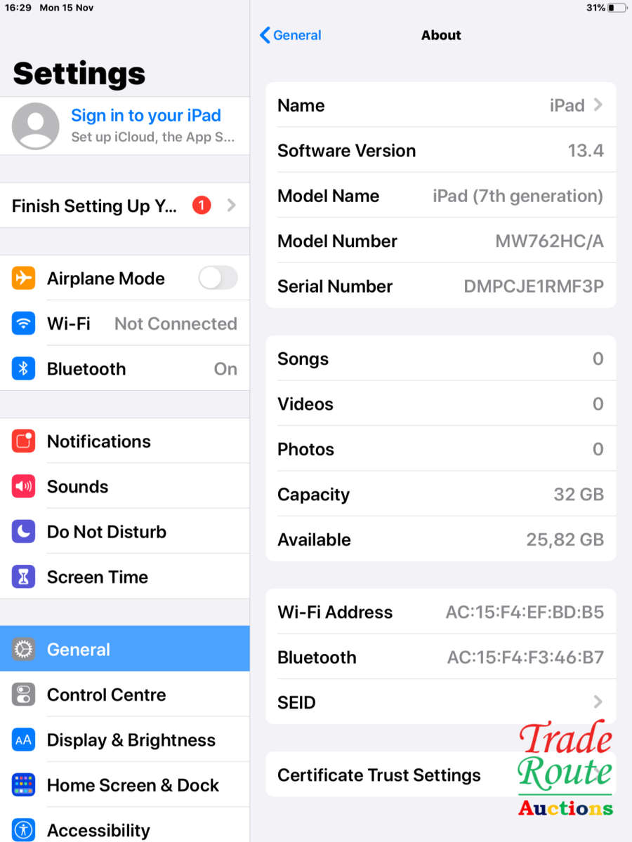 Apple iPad 7 10.2" Wi-Fi 32GB - MW762HC/A - Rose Gold A2197